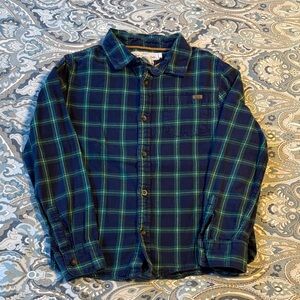 Plaid Button Down Kids Shirt